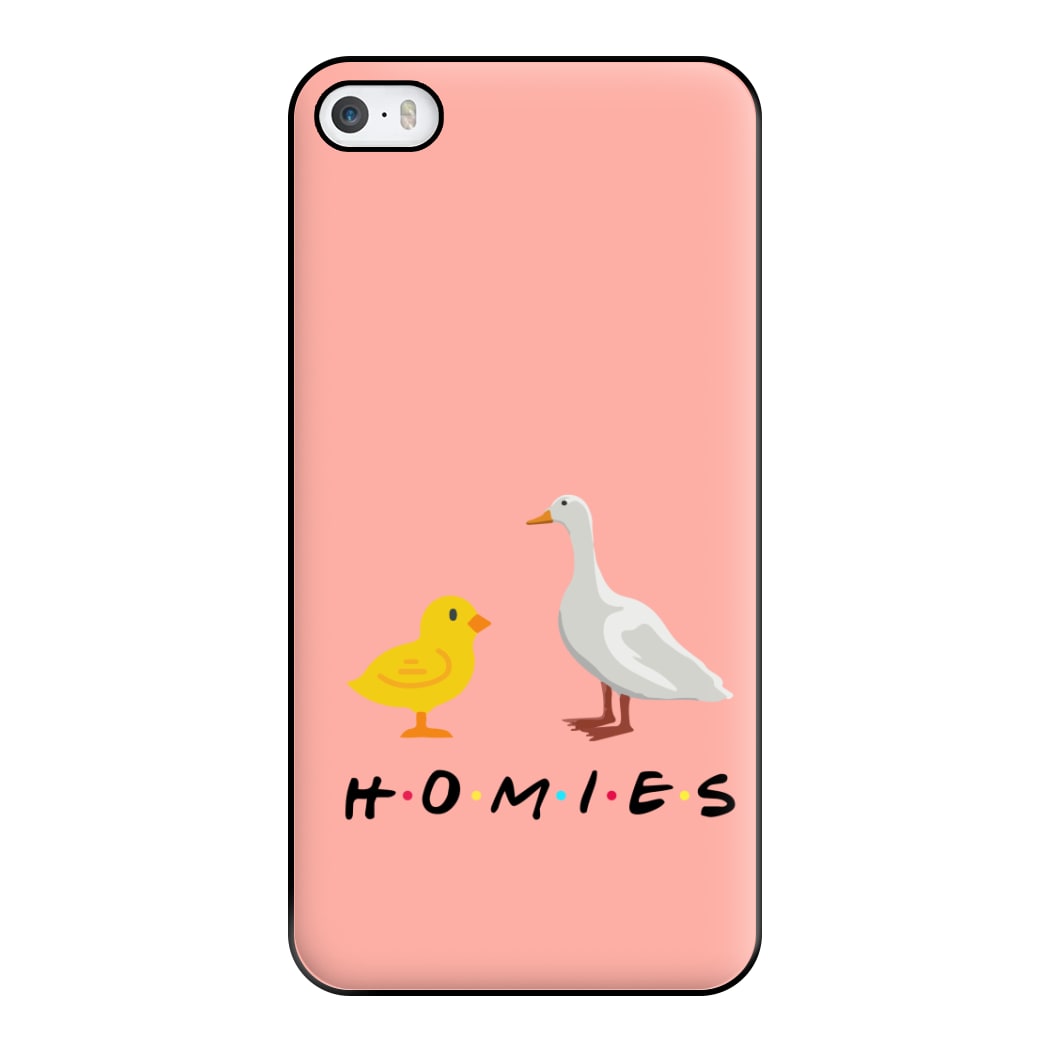 Homies Chick And Duck Phone Case for iPhone 5 / 5s / SE 2016