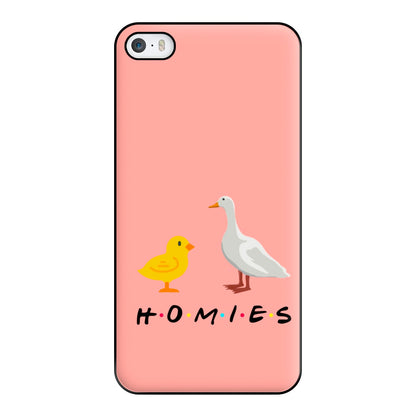 Homies Chick And Duck Phone Case for iPhone 5 / 5s / SE 2016