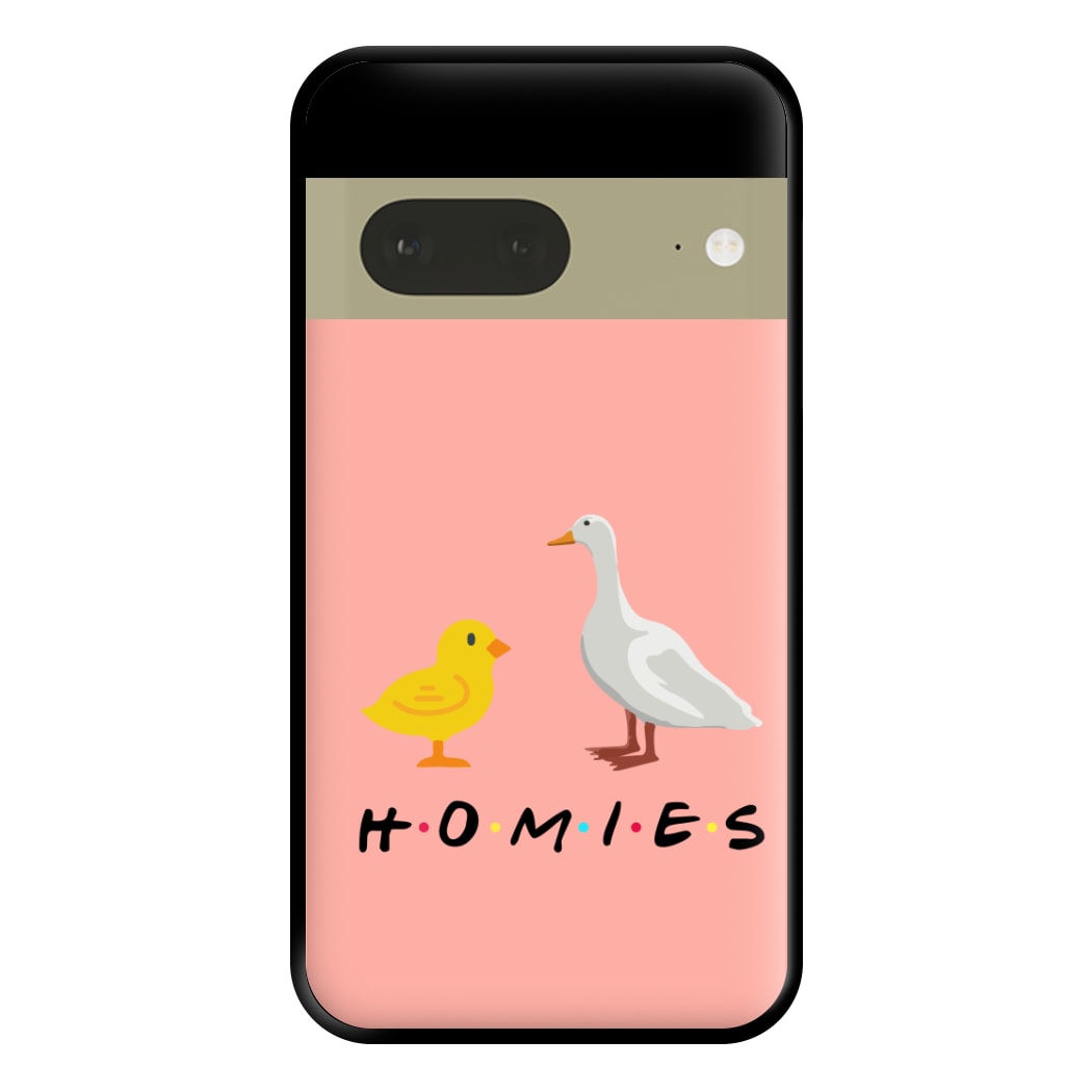 Homies Chick And Duck Phone Case for Google Pixel 7a