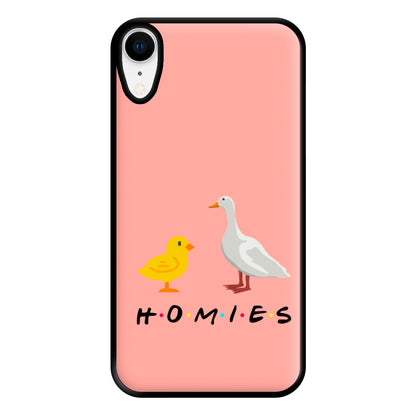 Homies Chick And Duck Phone Case for iPhone XR