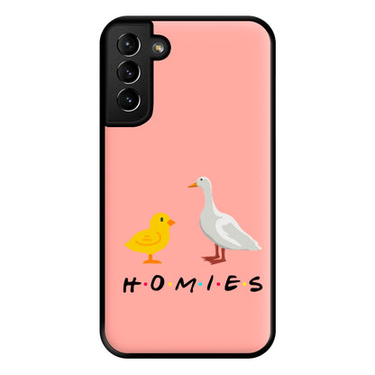 Homies Chick And Duck Phone Case for Galaxy S21 Plus