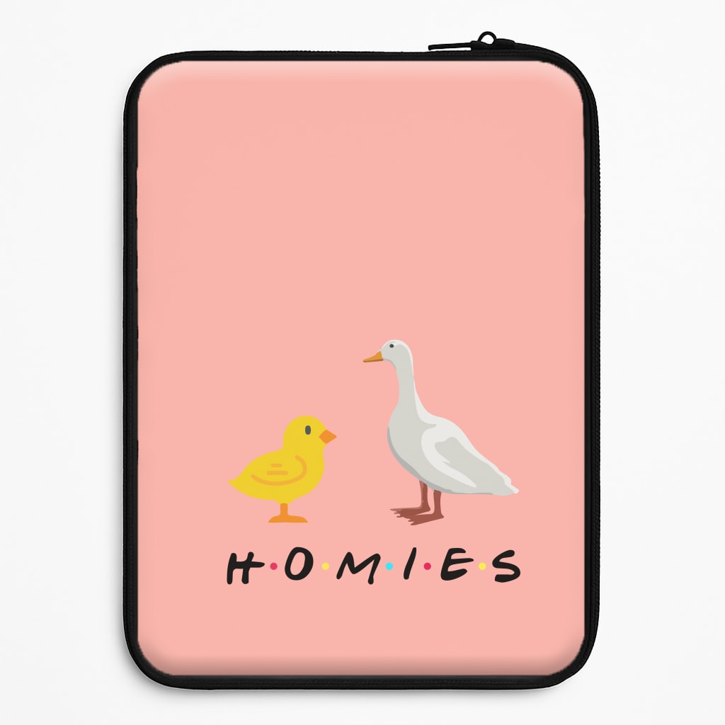 Homies Chick And Duck Laptop Sleeve