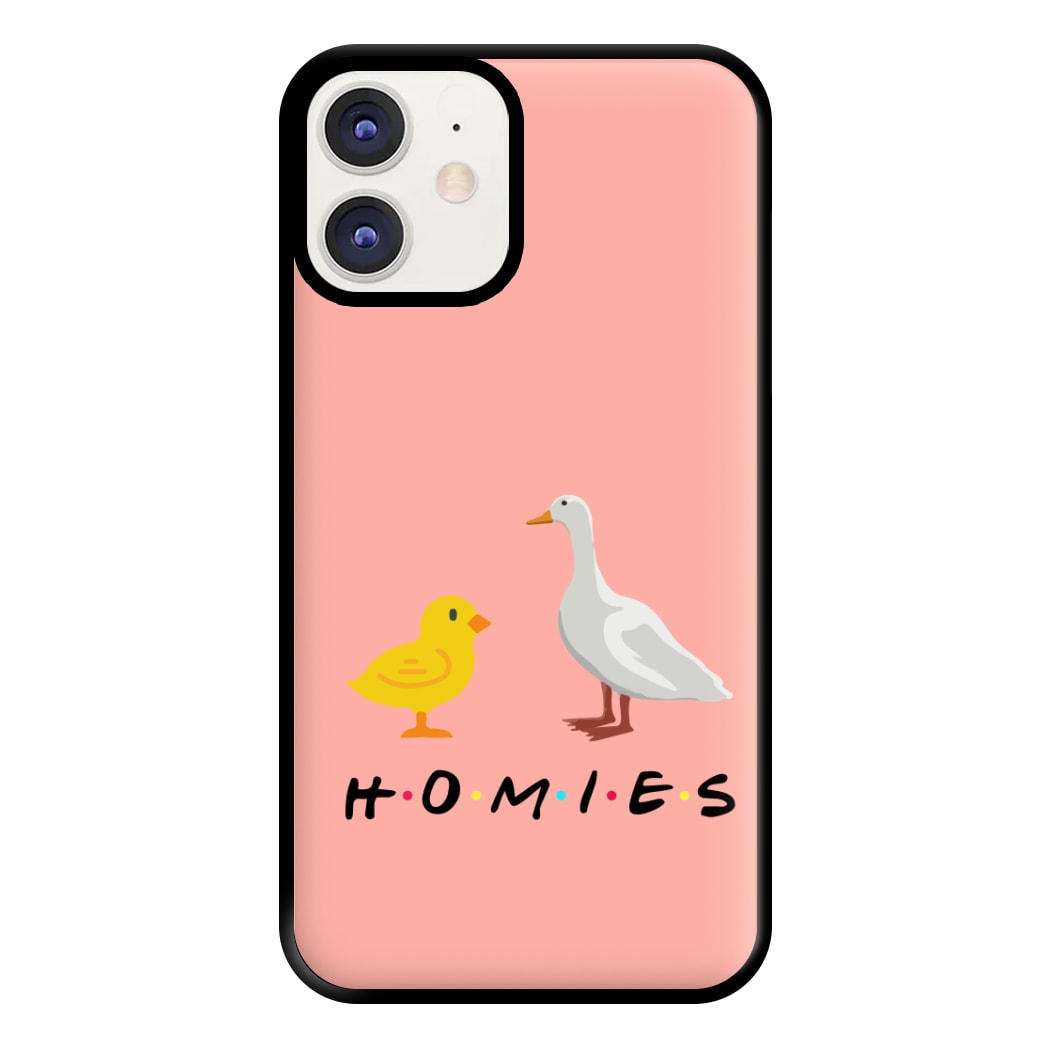 Homies Chick And Duck Phone Case for iPhone 12 / 12 Pro