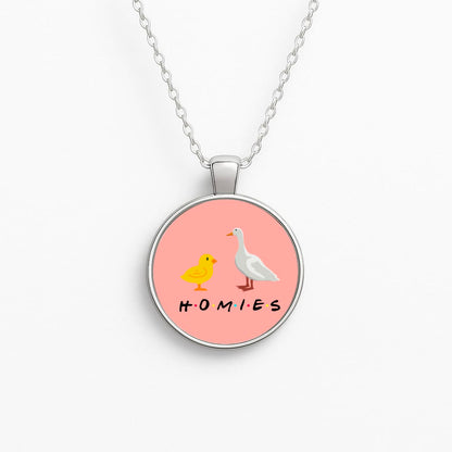 Homies Chick And Duck Necklace