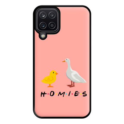 Homies Chick And Duck Phone Case for Galaxy A12