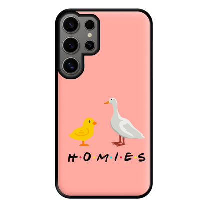 Homies Chick And Duck Phone Case for Galaxy S24 Ultra