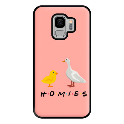 Homies Chick And Duck Phone Case for Galaxy S9 Plus