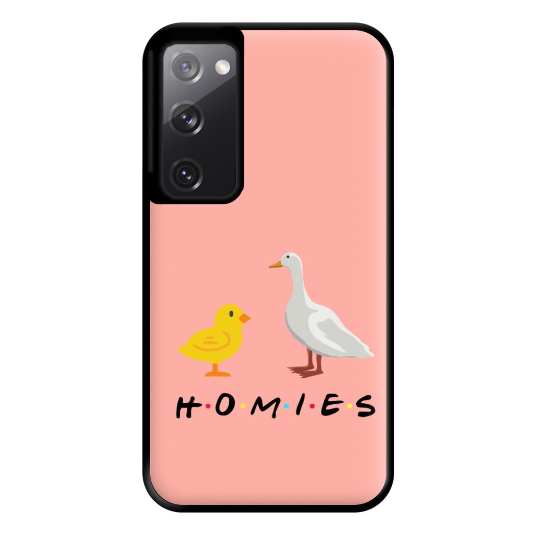 Homies Chick And Duck Phone Case for Galaxy S20FE