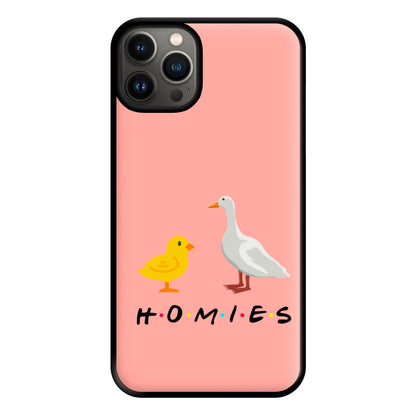 Homies Chick And Duck Phone Case for iPhone 13