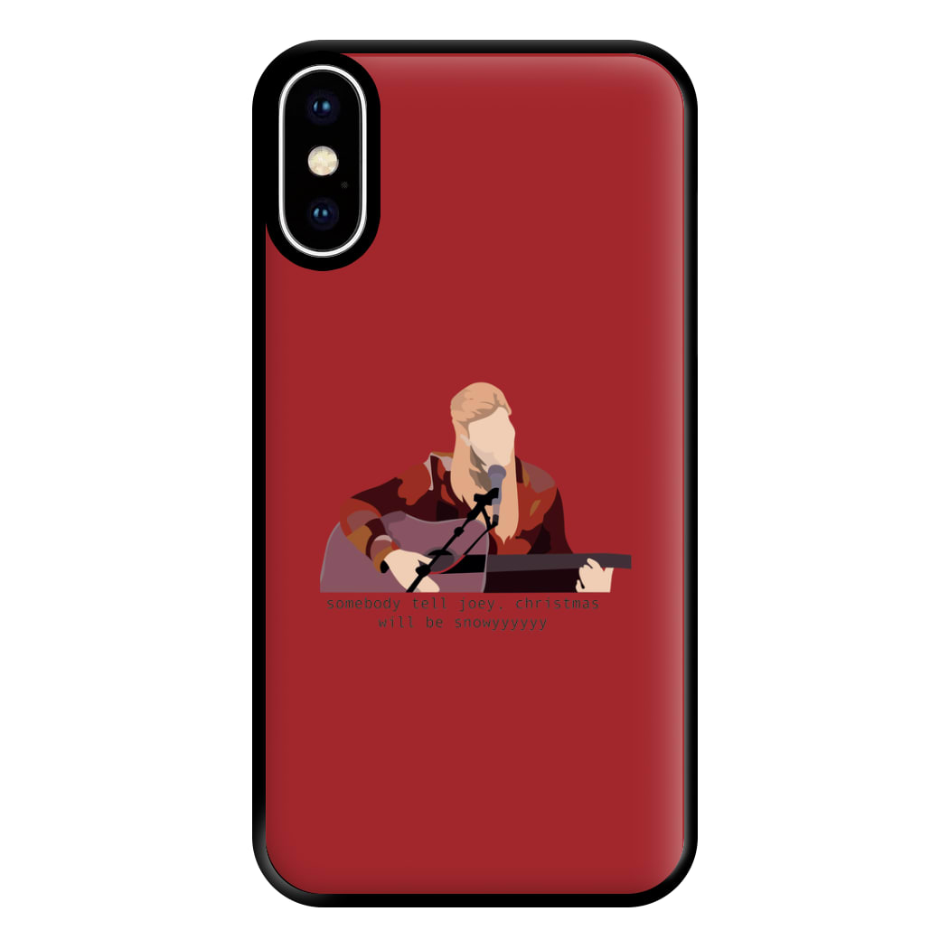 Somebody Tell Joey, Christmas Will Be Snowyyy - Friends Phone Case for iPhone XS Max