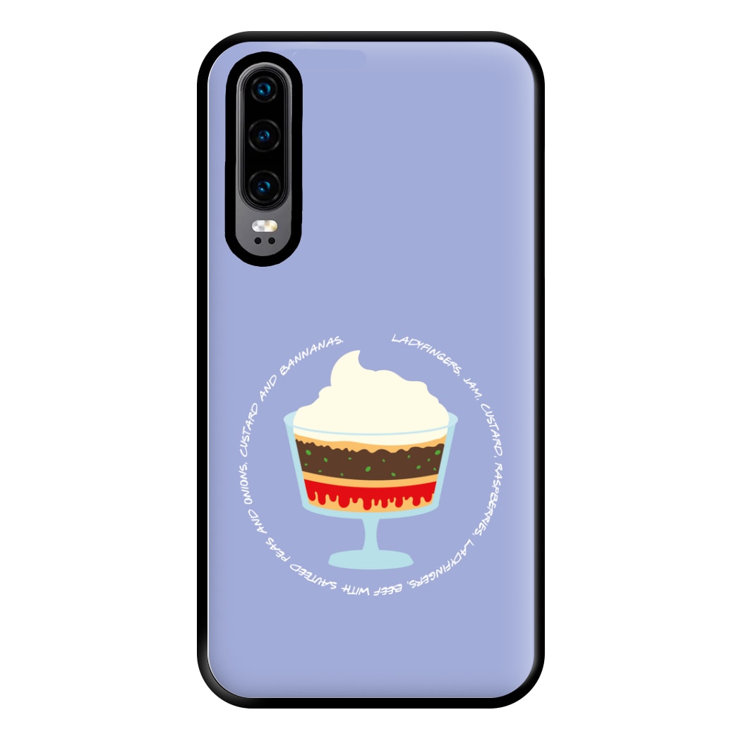 Ladyfingers, Jam, Custard Phone Case for Huawei P30