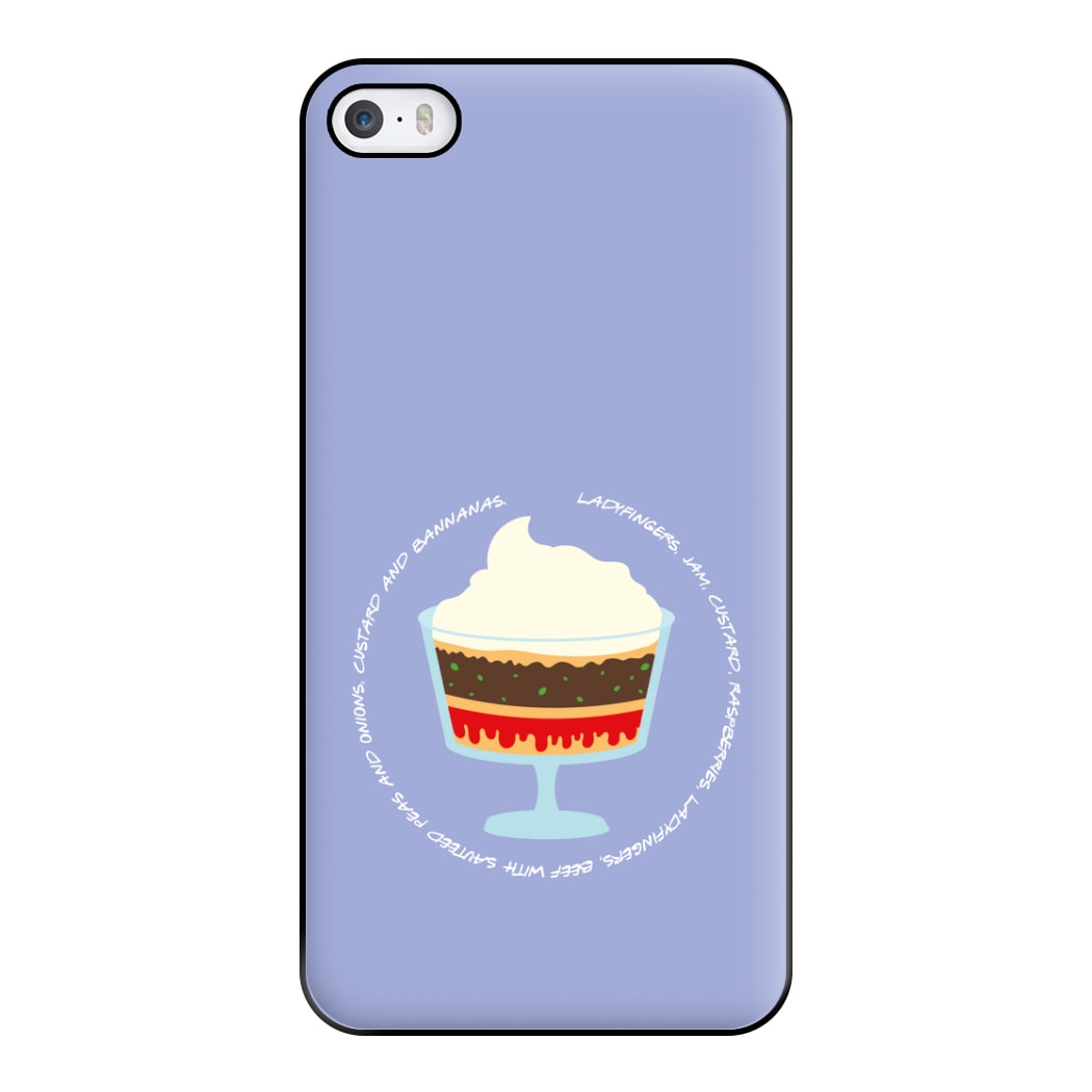 Ladyfingers, Jam, Custard Phone Case for iPhone 5 / 5s / SE 2016