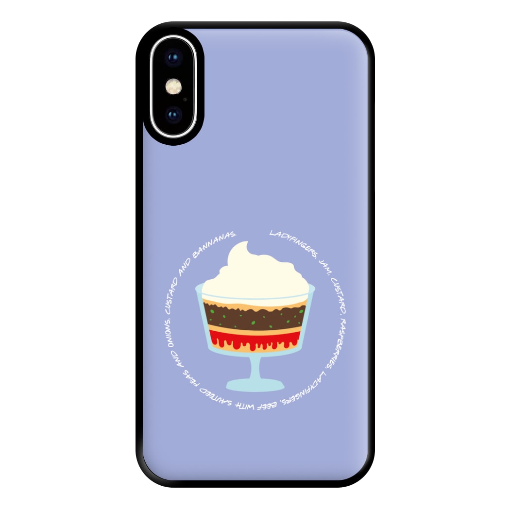 Ladyfingers, Jam, Custard Phone Case for iPhone XS Max