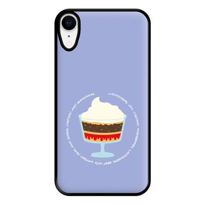 Ladyfingers, Jam, Custard Phone Case for iPhone XR