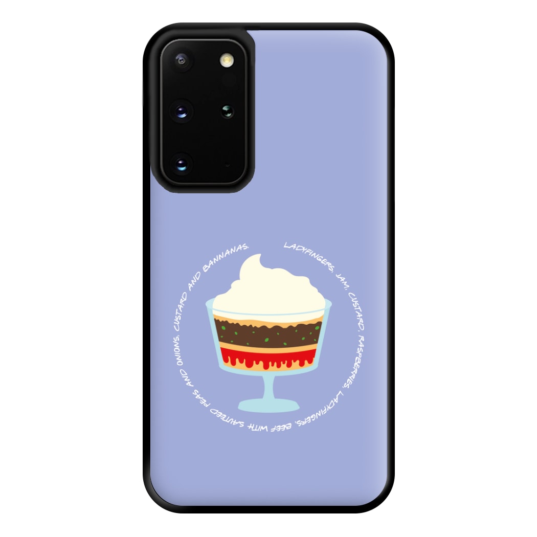 Ladyfingers, Jam, Custard Phone Case for Galaxy S20 Plus