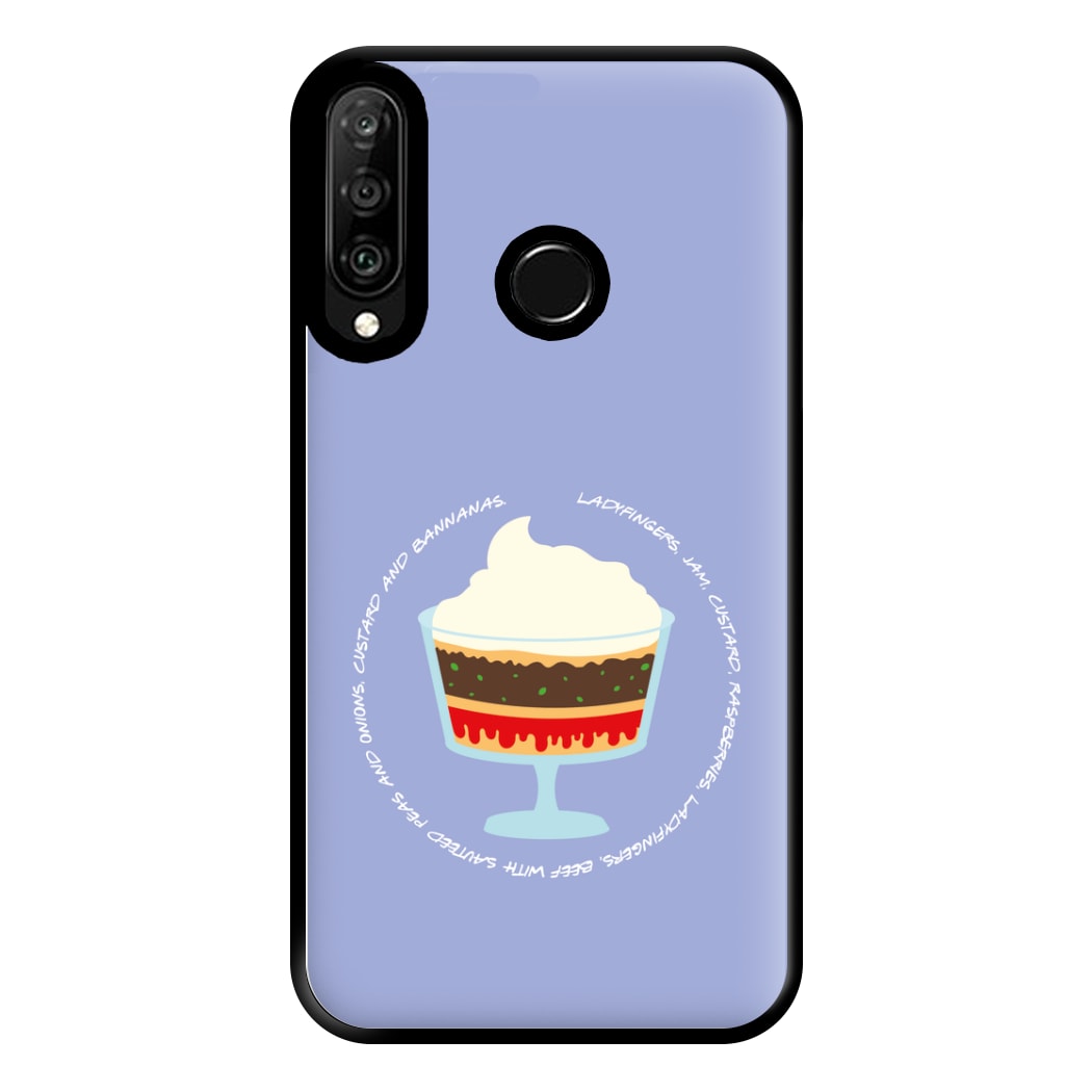 Ladyfingers, Jam, Custard Phone Case for Huawei P30 Lite