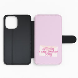 Actually It's Miss Chanandler Bong Flip Phone Case