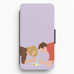 Eating Some Food Flip / Wallet Phone Case