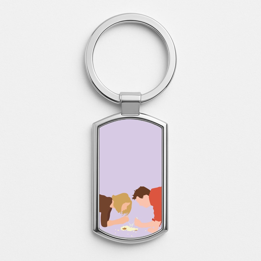 Eating Some Food Luxury Keyring