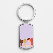 Eating Some Food Luxury Keyring 1