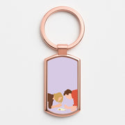 Eating Some Food Luxury Keyring 4