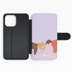 Eating Some Food Flip Phone Case