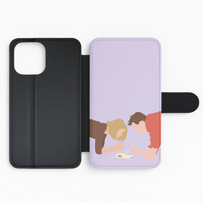 Eating Some Food Flip Phone Case