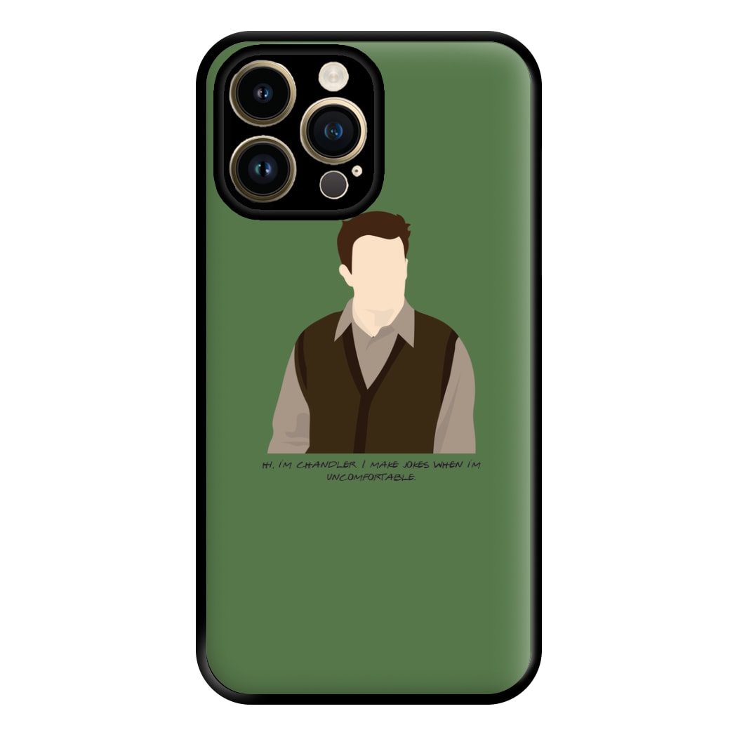 Hi, I'm Chandler Phone Case for iPhone 14 Pro Max