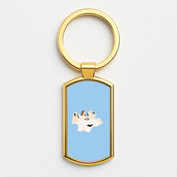 Wedding Chill Gold Keyring
