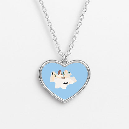 Wedding Chill Heart Necklace