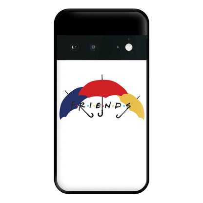 Umbrella Friends Phone Case for Google Pixel 6a