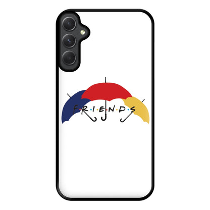 Umbrella Friends Phone Case for Galaxy A34