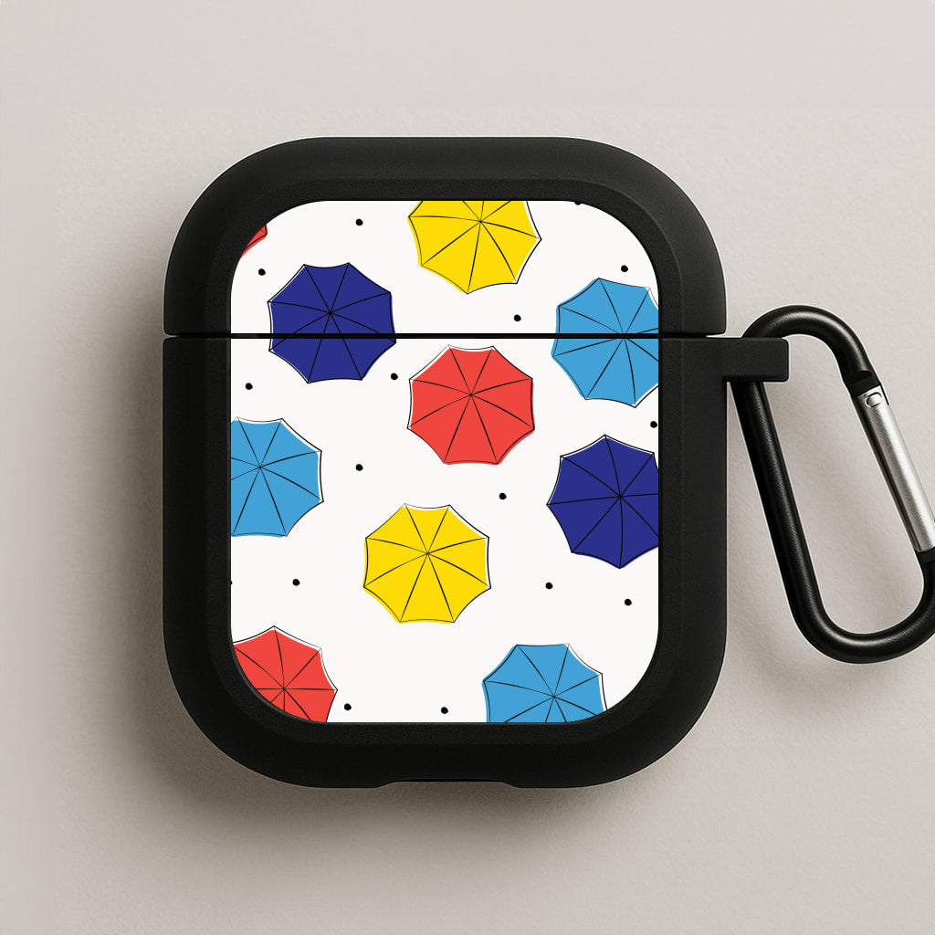 Colourful Umbrellas Pattern AirPods Case