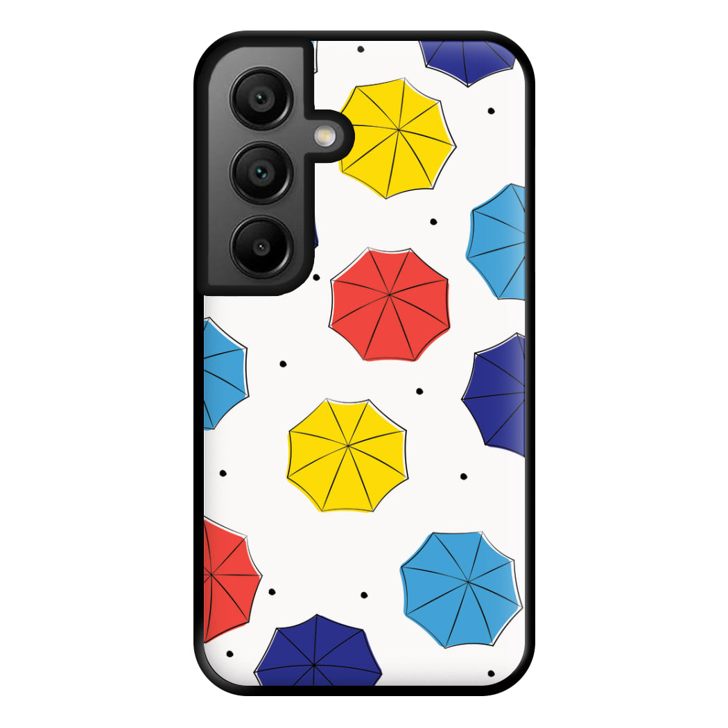 Colourful Umbrellas Pattern Phone Case for Galaxy A56