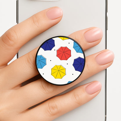 Colourful Umbrellas Pattern Phone Grip