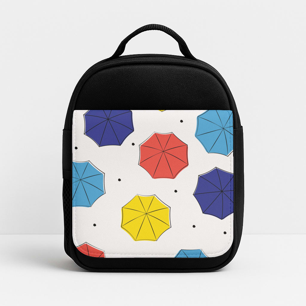 Colourful Umbrellas Pattern Insulated Lunchbox