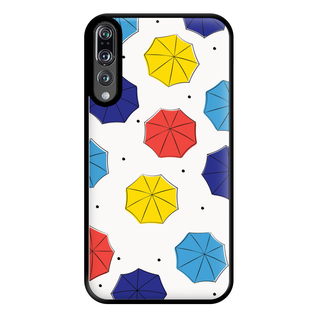 Colourful Umbrellas Pattern Phone Case for Huawei P20 Pro