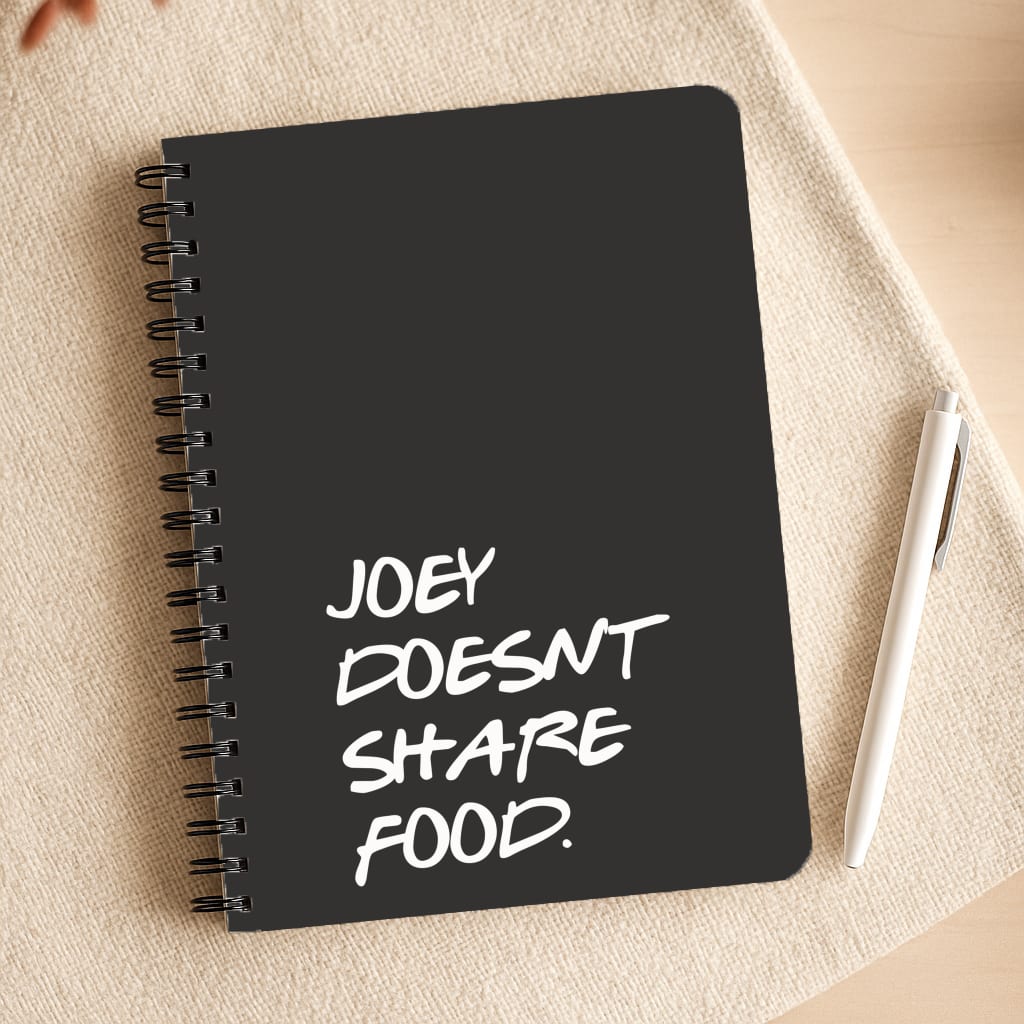 Joey Doesn't Share Food, Black Notepad