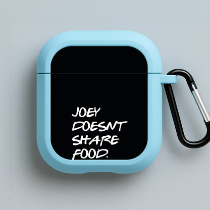 Joey Doesn't Share Food, Black Blue AirPods Case