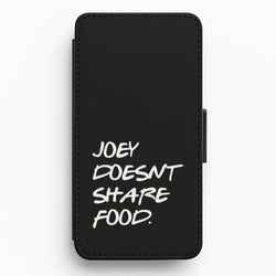 Joey Doesn't Share Food, Black Flip / Wallet Phone Case