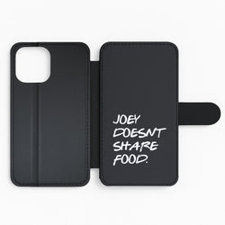 Joey Doesn't Share Food, Black Flip Phone Case