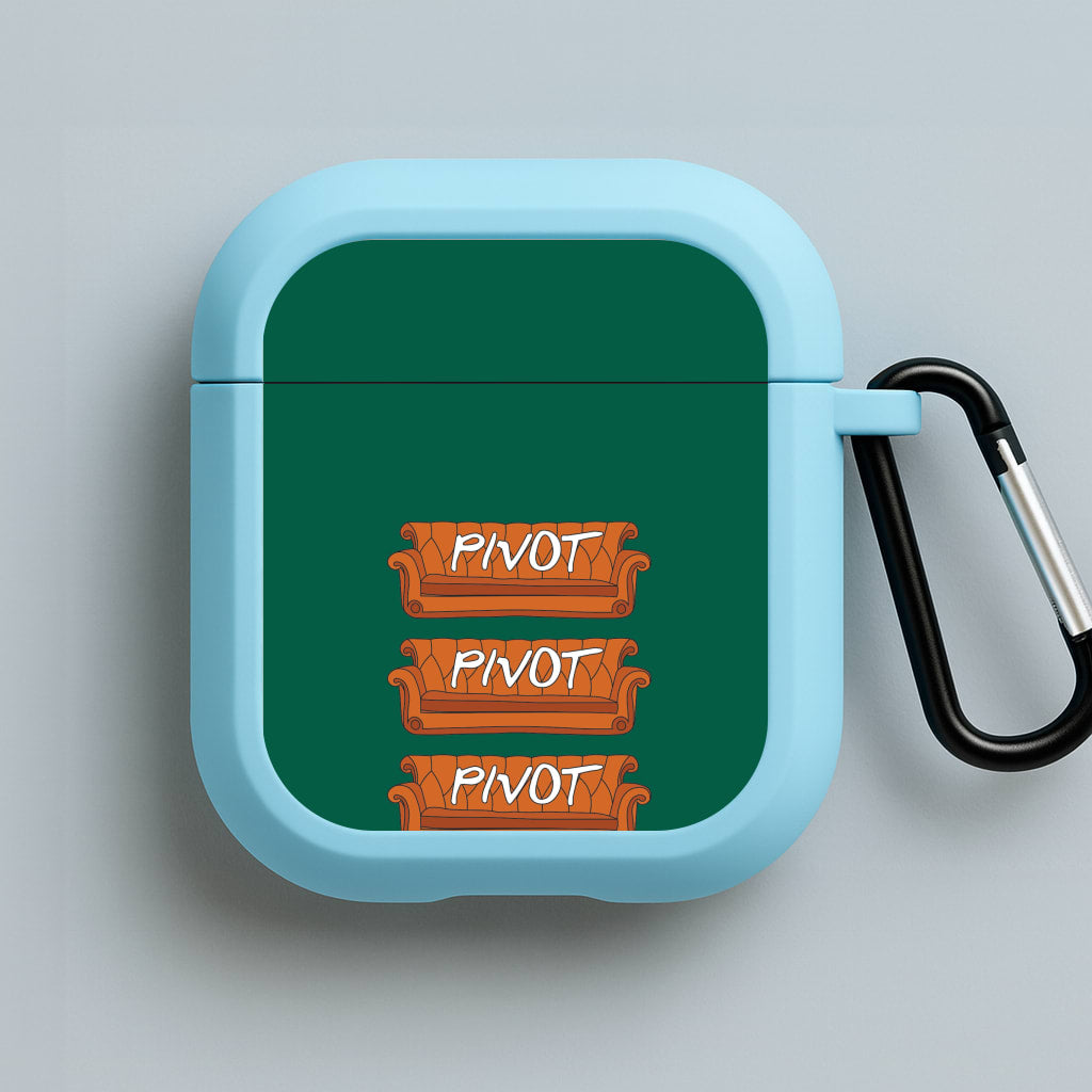 Sitcom Couches Pivot  Blue AirPods Case