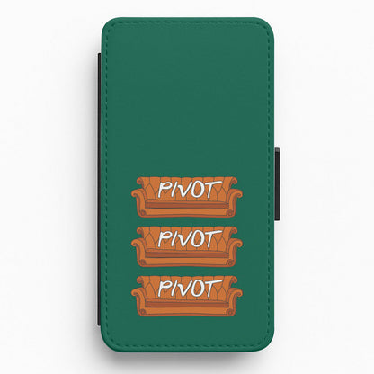 Sitcom Couches Pivot  Flip / Wallet Phone Case