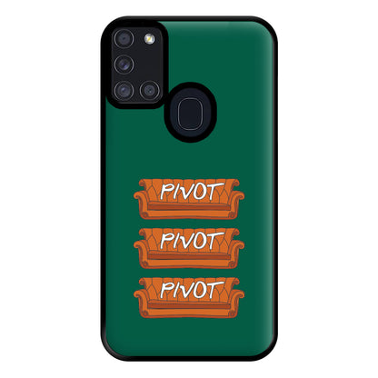 Sitcom Couches Pivot  Phone Case for Galaxy A21s