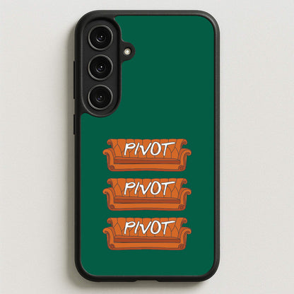 Sitcom Couches Pivot Phone Case for Galaxy S25FE