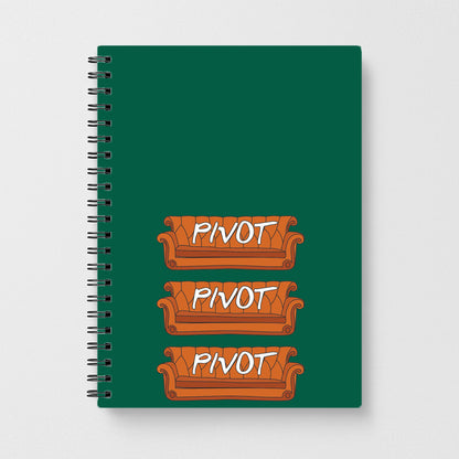 Sitcom Couches Pivot  Notebook