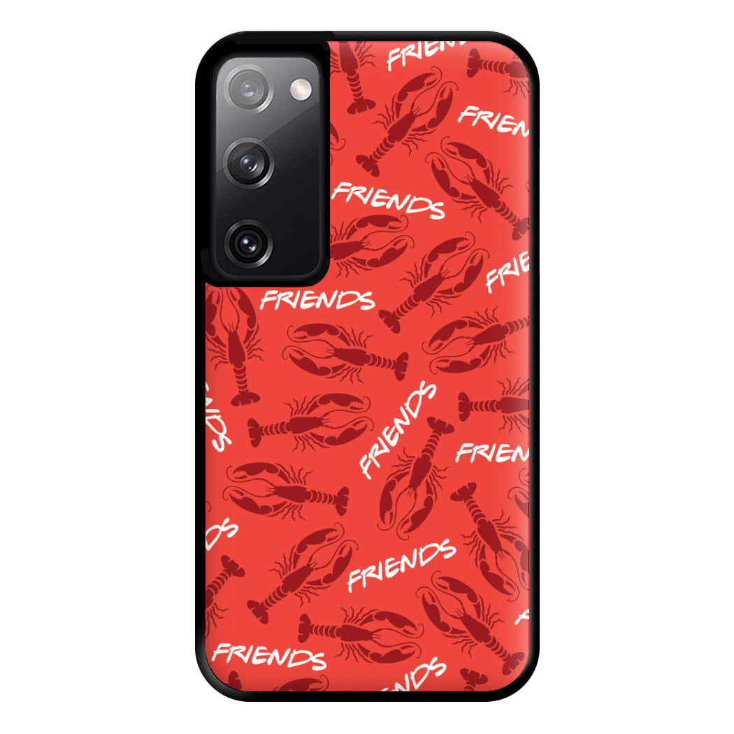 Sitcom Red Lobsters Pattern Phone Case for Galaxy S20
