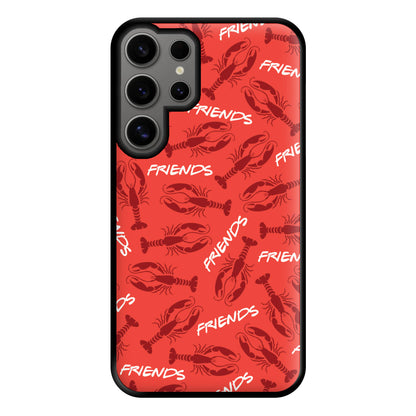 Sitcom Red Lobsters Pattern Phone Case for Galaxy S24 Ultra