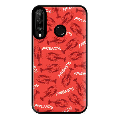 Sitcom Red Lobsters Pattern Phone Case for Huawei P30 Lite