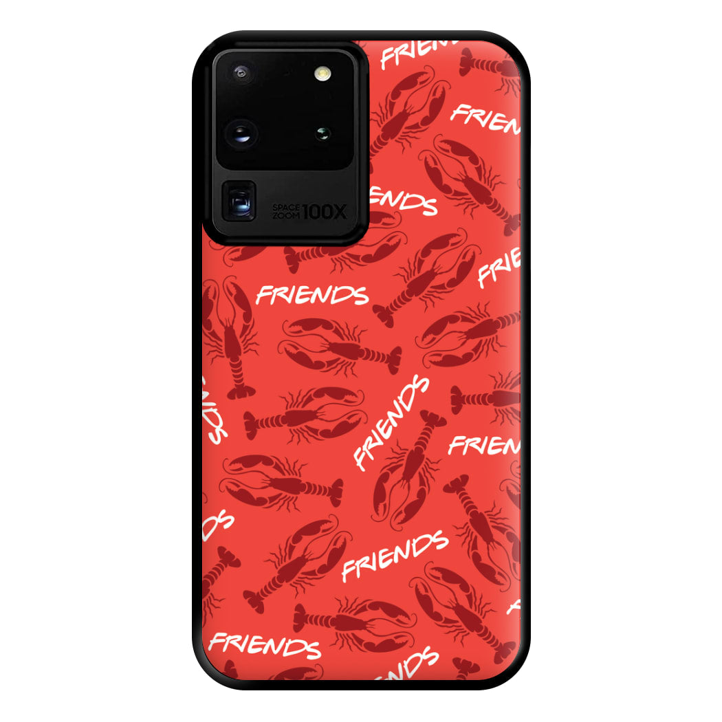 Sitcom Red Lobsters Pattern Phone Case for Galaxy S20 Ultra